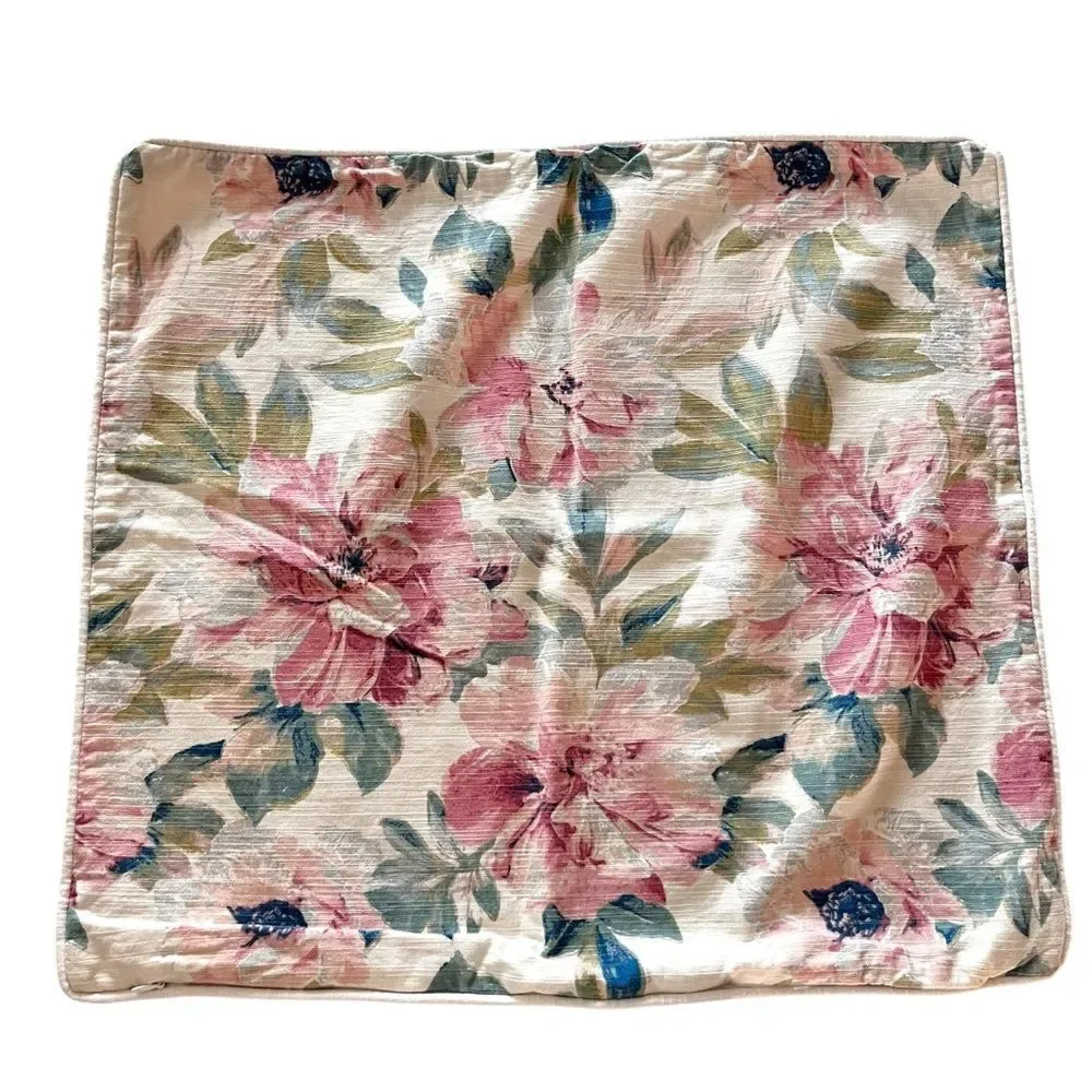 Floral Pillow Cover